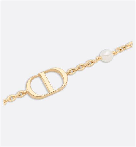 Petit cd bracelet Dior Gold in Gold plated 